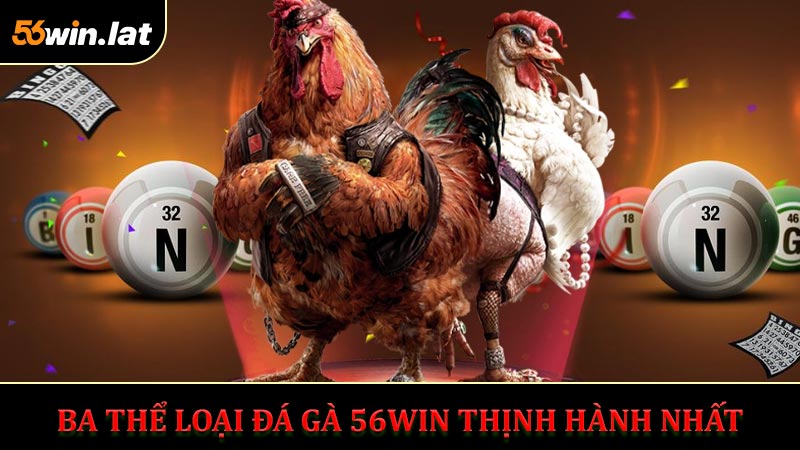 Ba Thể loại Đá Gà 56WIN Thịnh hành Nhất Năm 2026